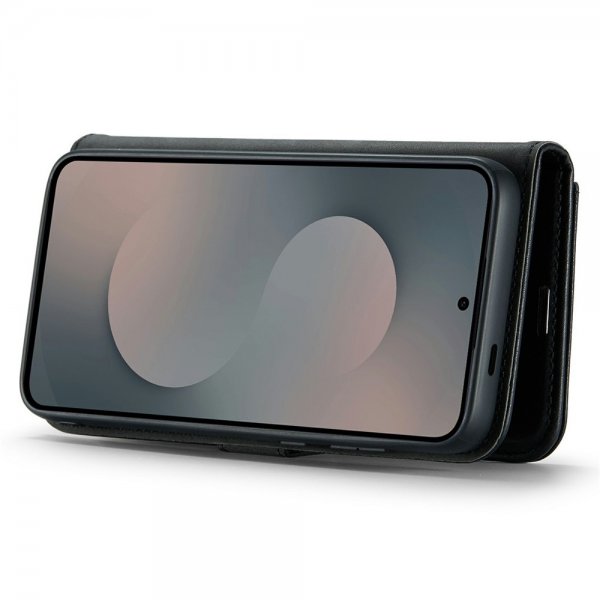 Dg.Ming Samsung Galaxy S25 FE -kotelo irrotettavalla kuorella, musta