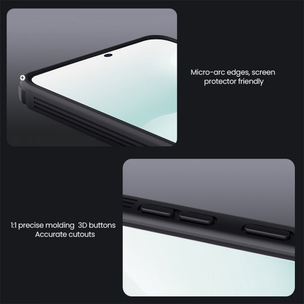 Nillkin Samsung Galaxy S25 FE Kuori CamShield Pro MagSafe Musta