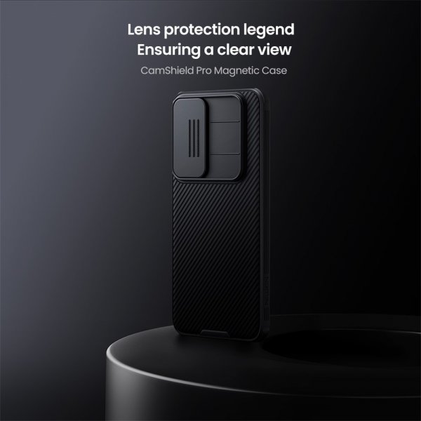 Nillkin Samsung Galaxy S25 FE Kuori CamShield Pro MagSafe Musta