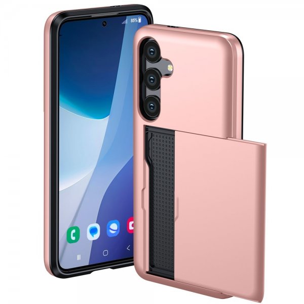 Samsung Galaxy S25 FE Kuori Korttilokero Tummanvihreä