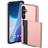 Samsung Galaxy S25 FE Kuori Korttilokero Tummanvihreä