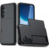 Samsung Galaxy S25 FE Kuori Card Slide Musta