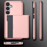 Samsung Galaxy S25 FE Kuori Card Slide Musta