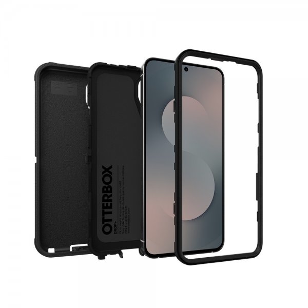 Otterbox Samsung Galaxy S25 FE Defender Pro -suojakuori, musta