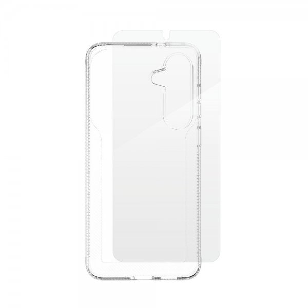 ZAGG Samsung Galaxy S25 FE -kuori näytönsuojalla Luxe & Glass läpinäkyvä