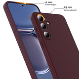 Samsung Galaxy S25 FE -kuori Strap-silikoni MagSafe Viininpunainen