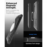 Spigen Samsung Galaxy S25 FE Suojakuori Tough Armor MagFit Musta