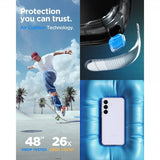 Spigen Samsung Galaxy S25 FE -suojakuori Ultra Hybrid Crystal Clear