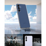 Spigen Samsung Galaxy S25 FE -suojakuori Ultra Hybrid Crystal Clear