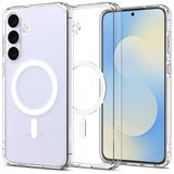 Spigen Samsung Galaxy S25 FE Kuori Ultra Hybrid MagFit Clear White