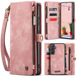 CaseMe Samsung Galaxy S25 -suojakotelo 008 Series, irrotettava kuori, vaaleanpunainen
