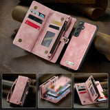 CaseMe Samsung Galaxy S25 -suojakotelo 008 Series, irrotettava kuori, vaaleanpunainen