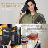 CaseMe Samsung Galaxy S25 -suojakotelo, 008 Series, irrotettava kuori, musta