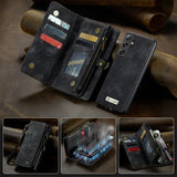 CaseMe Samsung Galaxy S25 -suojakotelo, 008 Series, irrotettava kuori, musta