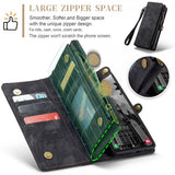 CaseMe Samsung Galaxy S25 -suojakotelo, 008 Series, irrotettava kuori, musta