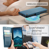 CaseMe Samsung Galaxy S24/S25 Kotelo 023 Series Sininen