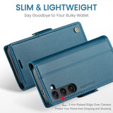 CaseMe Samsung Galaxy S24/S25 Kotelo 023 Series Sininen