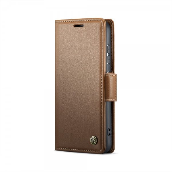 CaseMe Samsung Galaxy S24/S25 -kotelo 023 Series, ruskea