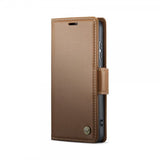 CaseMe Samsung Galaxy S24/S25 -kotelo 023 Series, ruskea