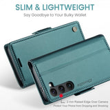 CaseMe Samsung Galaxy S24/S25 Kotelo 023 Series Vihreä