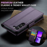 CaseMe Samsung Galaxy S24/S25 Kotelo 023 Series Violetti