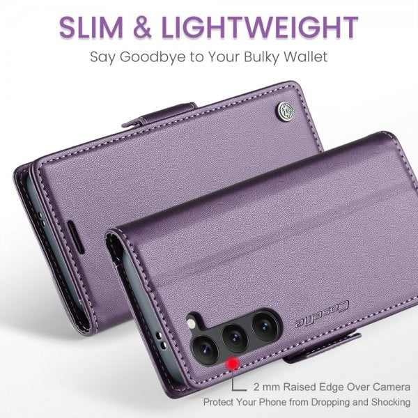 CaseMe Samsung Galaxy S24/S25 Kotelo 023 Series Violetti