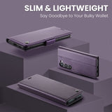 CaseMe Samsung Galaxy S24/S25 Kotelo 023 Series Violetti
