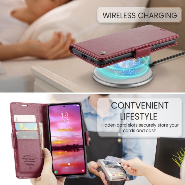 CaseMe Samsung Galaxy S24/S25 Kotelo 023 Sarja Punainen