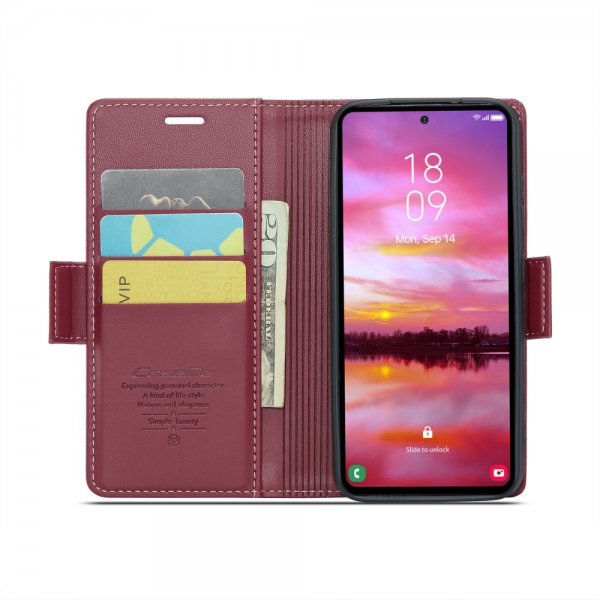 CaseMe Samsung Galaxy S24/S25 Kotelo 023 Sarja Punainen