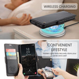 CaseMe Samsung Galaxy S24/S25 Kotelo 023 Series Musta