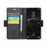 CaseMe Samsung Galaxy S24/S25 Kotelo 023 Series Musta