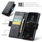 CaseMe Samsung Galaxy S24/S25 Kotelo 023 Series Musta
