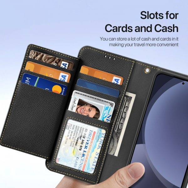 Dux Ducis Samsung Galaxy S25 -suojakotelo 2-in-1 Lawa Series MagSafe, musta