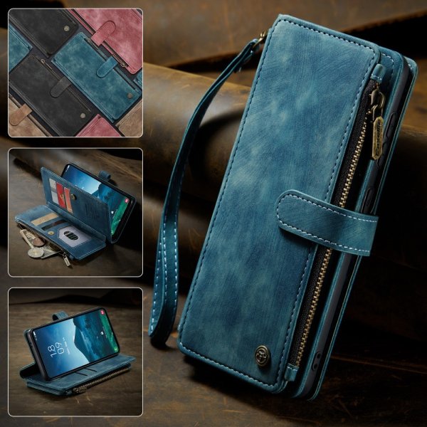 CaseMe Samsung Galaxy S24/S25 Kotelo C30 Series Sininen