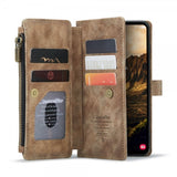 CaseMe Samsung Galaxy S24/S25 Kotelo C30 Series Ruskea