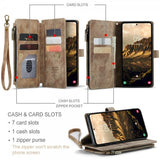 CaseMe Samsung Galaxy S24/S25 Kotelo C30 Series Ruskea