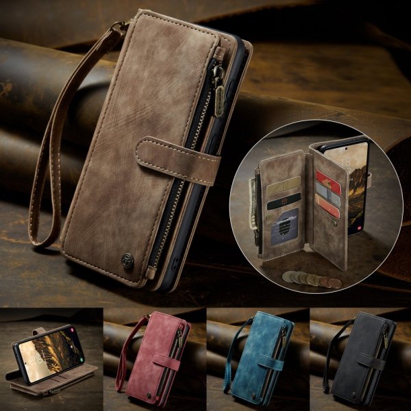 CaseMe Samsung Galaxy S24/S25 Kotelo C30 Series Ruskea