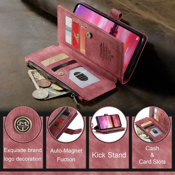CaseMe Samsung Galaxy S24/S25 Kotelo C30 Series Punainen