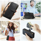 CaseMe Samsung Galaxy S24/S25 Kotelo C30-sarja Musta