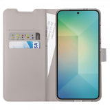 Vivanco Samsung Galaxy S25 -suojakotelo, Classic Wallet, greige