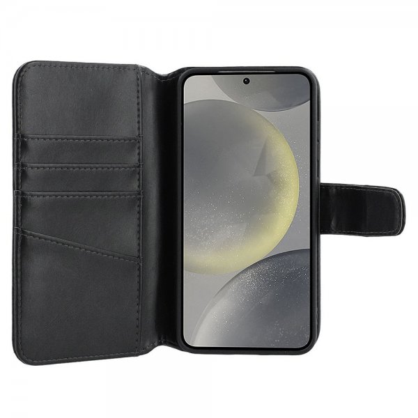 Nordic Covers Samsung Galaxy S24/Galaxy S25 Kotelo Essential Leather Raven Black