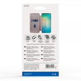 Vivanco Samsung Galaxy S25 -suojakotelo Mag Wallet Greige