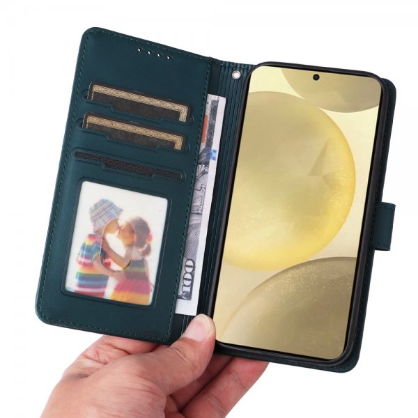 Betopnice Samsung Galaxy S25 -suojakotelo irrotettavalla kuorella 005 Sininen