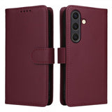 Betopnice Samsung Galaxy S25 -suojakotelo irrotettavalla kuorella 005 Punainen