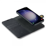 Dg.Ming Samsung Galaxy S25 -suojakotelo irrotettavalla kuorella, musta