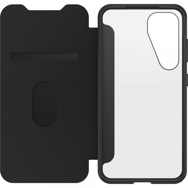 Otterbox Samsung Galaxy S25 React Folio -suojakotelo, Black Crystal