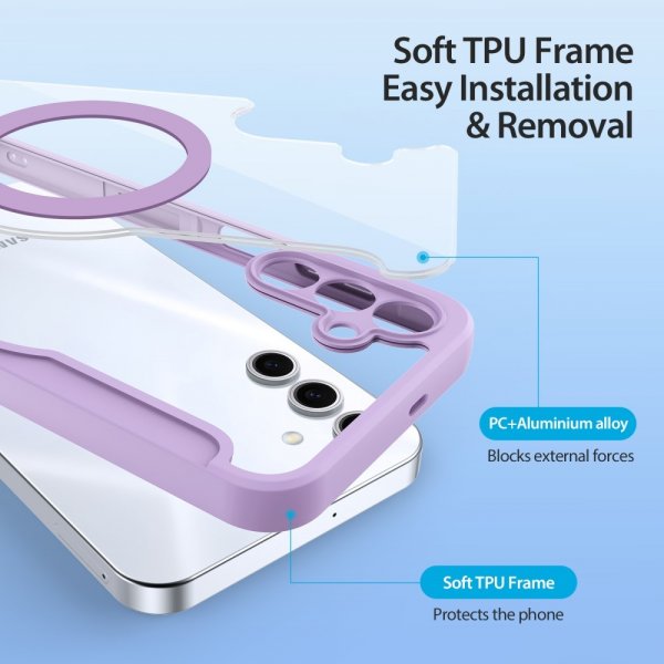 Dux Ducis Samsung Galaxy S25 -suojakotelo Skin X Pro Series MagSafe, violetti