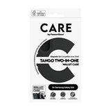 CARE by PanzerGlass Samsung Galaxy S25 Tango Two-in-One Wallet MagSafe -suojakuori, musta
