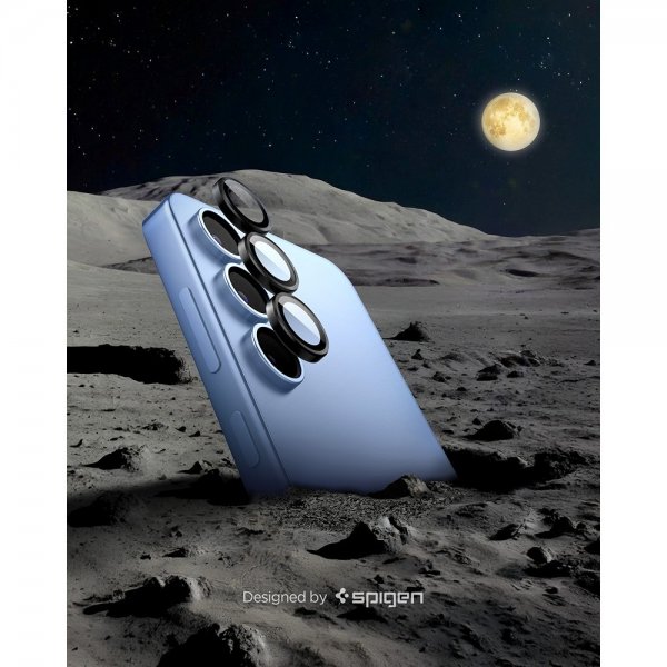 Spigen Samsung Galaxy S25 -kameran suojalasi GLAS.tR EZ Fit Optik Pro 2-pakkaus