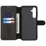 Rvelon Samsung Galaxy S25 Kotelo Magneettisesti Irrotettava Kuori Musta